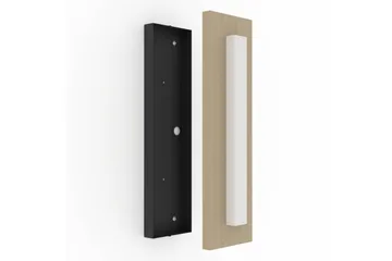 Vägglampa Utebelysning Eglo Bitetto - Vit/Brun - Trädgård & spabad - Utemiljö - Altan & terrass - Altanbelysning