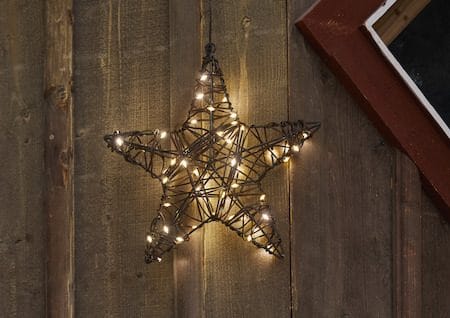 Vicke Star Utomhusdekoration belysning 30 cm - brun - Trädgård & spabad - Utemiljö - Altan & terrass - Altanbelysning