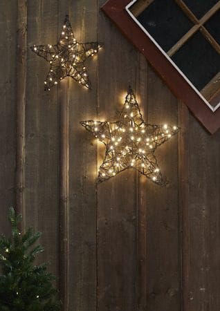 Vicke Star Utomhusdekoration belysning 30 cm - brun - Trädgård & spabad - Utemiljö - Altan & terrass - Altanbelysning