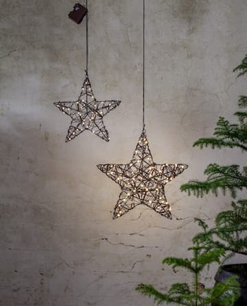 Vicke Star Utomhusdekoration belysning 30 cm - brun - Trädgård & spabad - Utemiljö - Altan & terrass - Altanbelysning