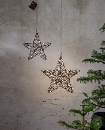 Vicke Star Utomhusdekoration belysning 30 cm - brun - Trädgård & spabad - Utemiljö - Altan & terrass - Altanbelysning
