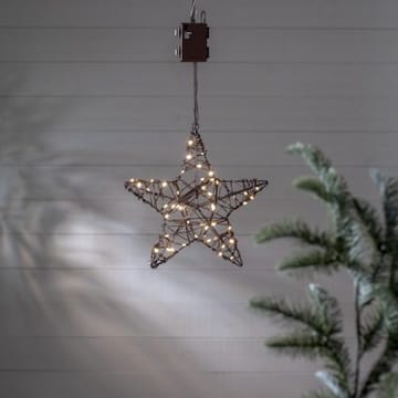 Vicke Star Utomhusdekoration belysning 30 cm - brun - Trädgård & spabad - Utemiljö - Altan & terrass - Altanbelysning