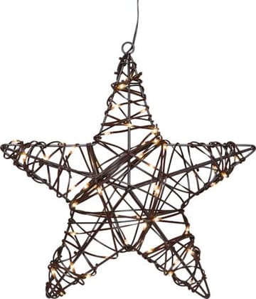 Vicke Star Utomhusdekoration belysning 30 cm - brun - Trädgård & spabad - Utemiljö - Altan & terrass - Altanbelysning