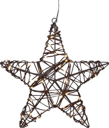 Vicke Star Utomhusdekoration belysning 30 cm - brun - Trädgård & spabad - Utemiljö - Altan & terrass - Altanbelysning