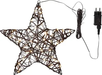 Vicke Star Utomhusdekoration belysning 40 cm - brun - Trädgård & spabad - Utemiljö - Altan & terrass - Altanbelysning