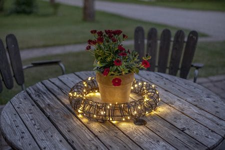 Vicke Wreath Utomhusdekoration belysning 40 cm - brun - Trädgård & spabad - Utemiljö - Altan & terrass - Altanbelysning