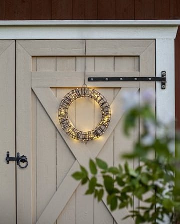 Vicke Wreath Utomhusdekoration belysning 40 cm - brun - Trädgård & spabad - Utemiljö - Altan & terrass - Altanbelysning