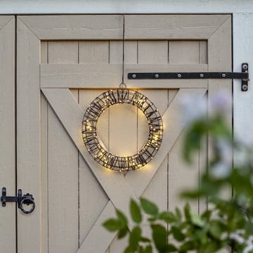 Vicke Wreath Utomhusdekoration belysning 40 cm - brun - Trädgård & spabad - Utemiljö - Altan & terrass - Altanbelysning