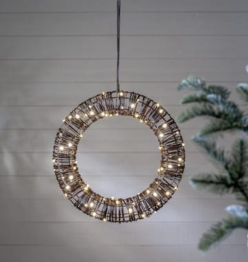 Vicke Wreath Utomhusdekoration belysning 40 cm - brun - Trädgård & spabad - Utemiljö - Altan & terrass - Altanbelysning