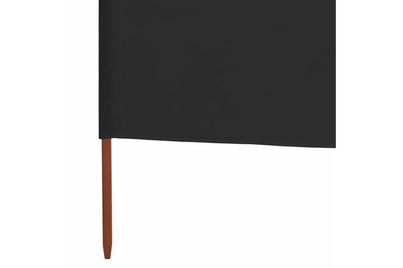 Vindskydd 3 paneler tyg 400x160 cm antracit - Grå - Säkerhet & vindskydd altan - Skärmskydd & vindskydd - Skärm