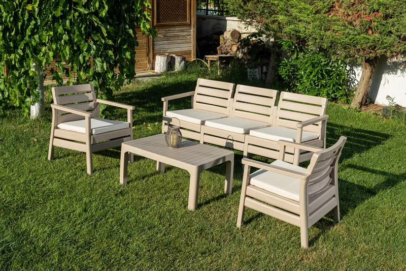 Vomira Loungegrupp utomhus, Desert Beige
