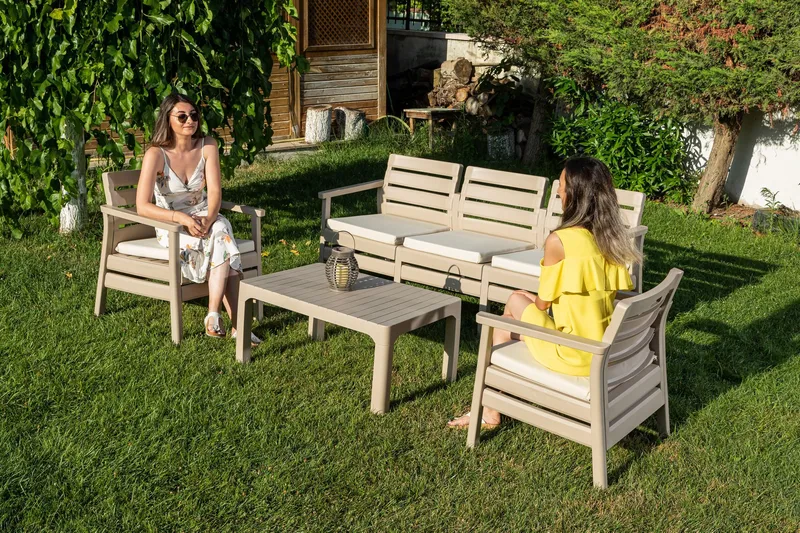 Vomira Loungegrupp utomhus - Desert Beige - Trädgård & spabad - Utemiljö - Altan & terrass - Altanmöbler