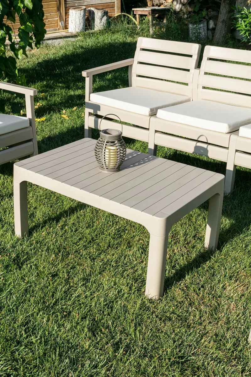 Vomira Loungegrupp utomhus - Desert Beige - Trädgård & spabad - Utemiljö - Altan & terrass - Altanmöbler