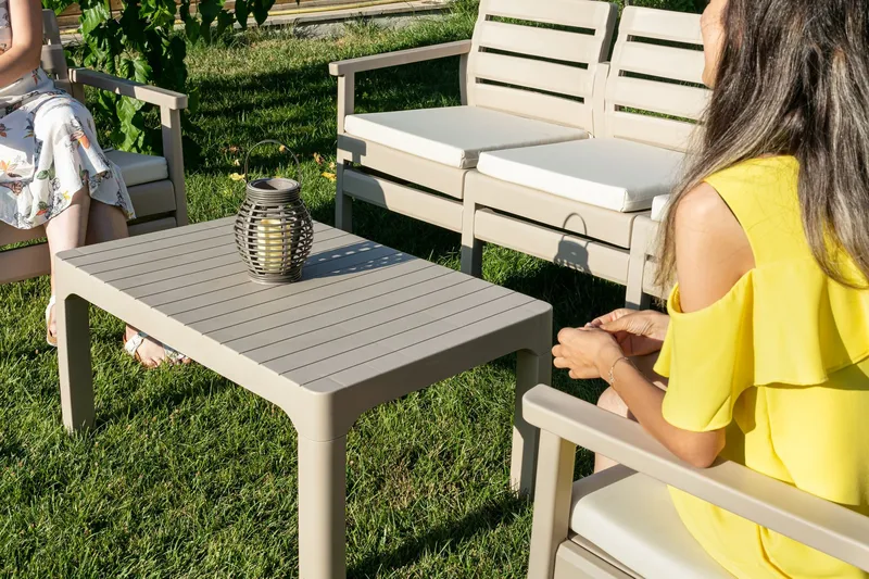 Vomira Loungegrupp utomhus - Desert Beige - Trädgård & spabad - Utemiljö - Altan & terrass - Altanmöbler