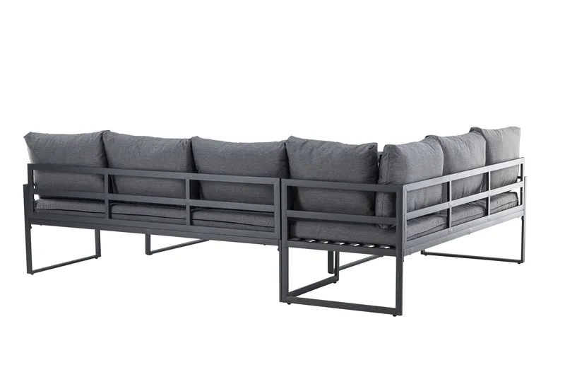 Zingaro Soffgrupp Utomhus 4-sits - Svart/Grå - Trädgård & spabad - Utemiljö - Altan & terrass - Altanmöbler