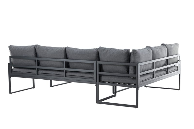 Zingaro Soffgrupp Utomhus 4-sits - Svart/Grå - Trädgård & spabad - Utemiljö - Altan & terrass - Altanmöbler