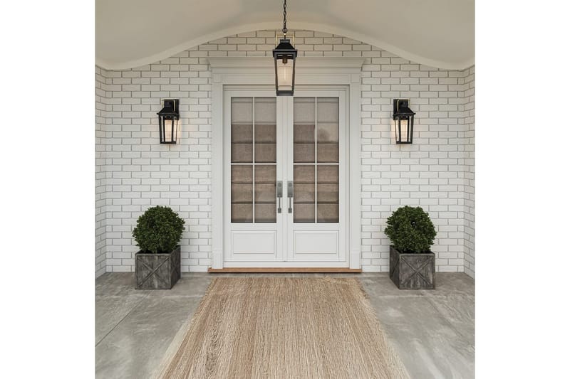 Buckley Quoizel Vägglampa utomhus - Black||Brass - Trädgård & spabad - Utemiljö - Entré - Entrébelysning