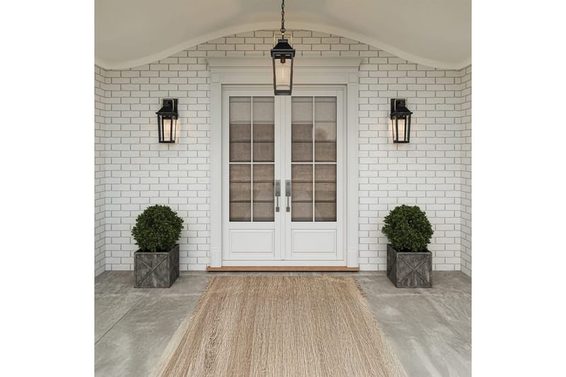 Buckley Quoizel Vägglampa utomhus - Black||Brass - Trädgård & spabad - Utemiljö - Entré - Entrébelysning