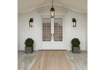 Buckley Quoizel Vägglampa utomhus - Black||Brass - Trädgård & spabad - Utemiljö - Entré - Entrébelysning