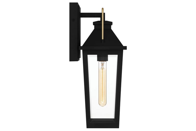 Buckley Quoizel Vägglampa utomhus - Black||Brass - Trädgård & spabad - Utemiljö - Entré - Entrébelysning