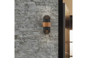 Chasm Quoizel Vägglampa utomhus - Black||Brown - Trädgård & spabad - Utemiljö - Entré - Entrébelysning