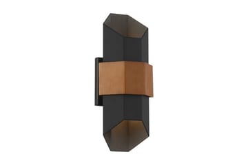 Chasm Quoizel Vägglampa utomhus - Black||Brown - Trädgård & spabad - Utemiljö - Entré - Entrébelysning