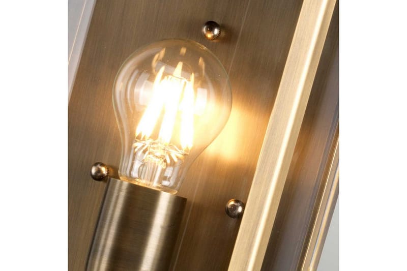 Downing Street Elstead Lighting Vägglampa utomhus - Brass - Trädgård & spabad - Utemiljö - Entré - Entrébelysning