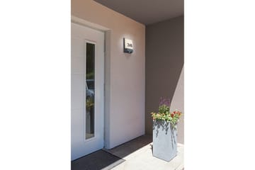 Kasai LED Vägglampa / husnummer antracit - Vit - Trädgård & spabad - Utemiljö - Entré - Entrébelysning
