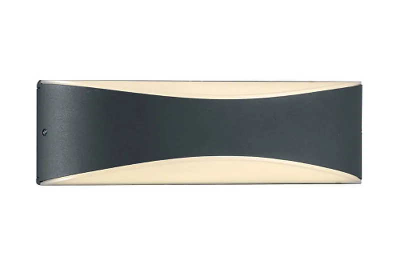 Konda LED Vägglampa antracit, Antracit