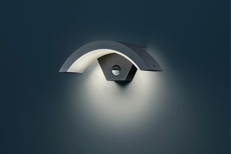 Ohio LED Vägglampa antracit, Antracit