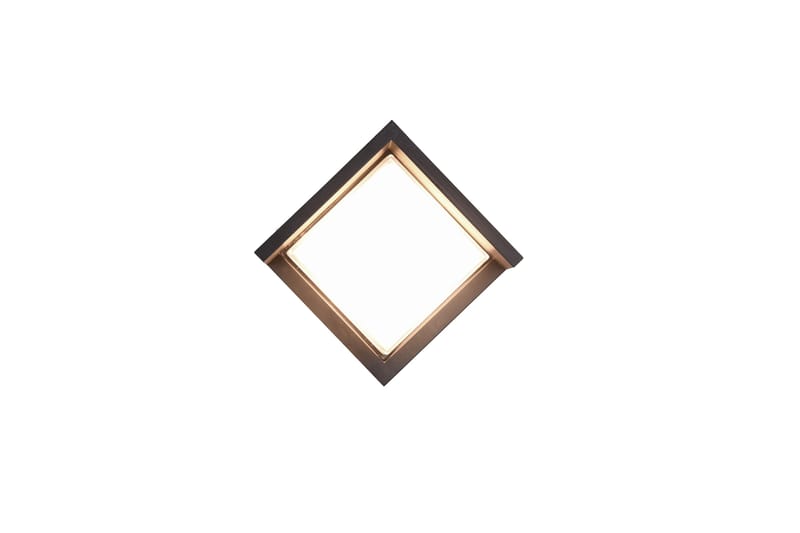 Puno LED Vägglampa fyrkant mattsvart - Matt svart - Trädgård & spabad - Utemiljö - Entré - Entrébelysning