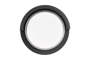 Puno LED Vägglampa rund mattsvart - Matt svart - Trädgård & spabad - Utemiljö - Entré - Entrébelysning