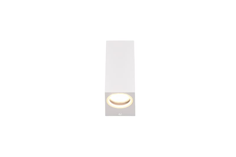 Roya Vägglampa 2xGU10 vit fyrkant - Vit - Trädgård & spabad - Utemiljö - Entré - Entrébelysning