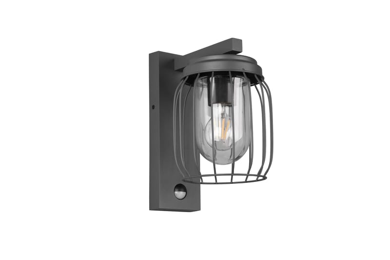 Tuela Vägglampa E27 antracit rörelsessensor - Antracit - Trädgård & spabad - Utemiljö - Entré - Entrébelysning