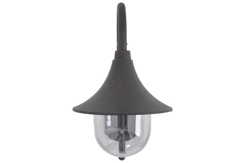 Vägglampa för trädgård E27 42 cm aluminium brons - be Basic - Trädgård & spabad - Utemiljö - Entré - Entrébelysning