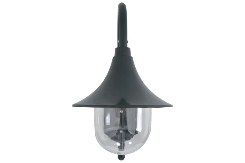 Vägglampa för trädgård E27 42 cm aluminium mörkgrön - be Basic - Trädgård & spabad - Utemiljö - Entré - Entrébelysning