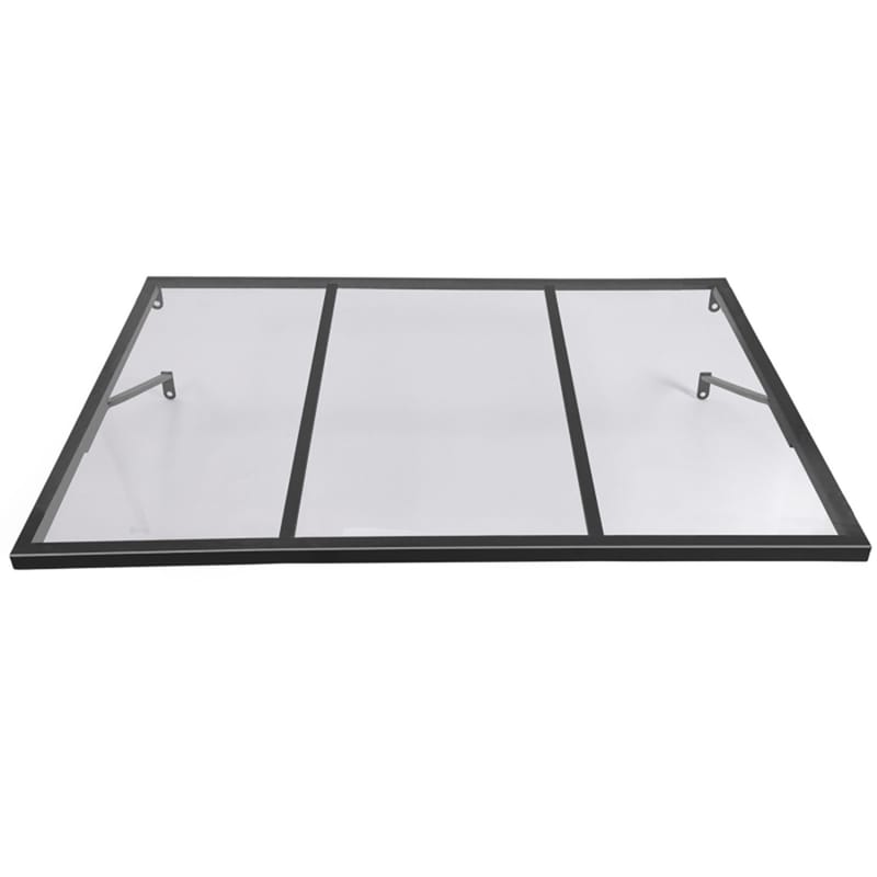 Entrétak 113x80cm | Kallvalsat stål | Polykarbonat - Trädgård & spabad - Utemiljö - Entré - Entrétrappa & yttertrappa