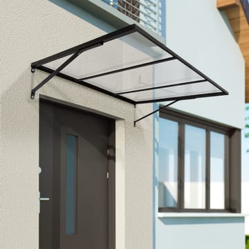 Entrétak 113x80cm | Kallvalsat stål | Polykarbonat - Trädgård & spabad - Utemiljö - Entré