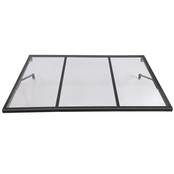 Entrétak 113x80cm | Kallvalsat stål | Polykarbonat - Trädgård & spabad - Utemiljö - Entré