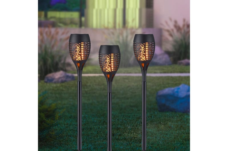 Fackel-Sol Just Light Marklampa - Black - Trädgård & spabad - Utemiljö - Entré - Entrébelysning