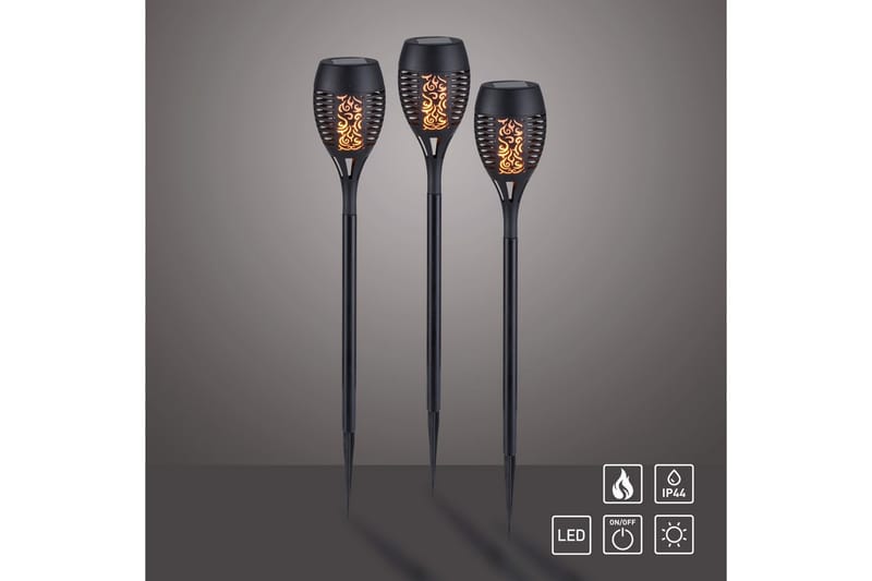 Fackel-Sol Just Light Marklampa - Black - Trädgård & spabad - Utemiljö - Entré - Entrébelysning