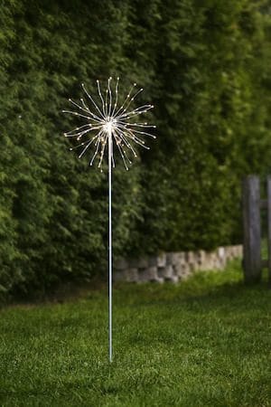 Firework Utomhusdekoration belysning 36 cm - silver - Trädgård & spabad - Utemiljö - Entré - Entr ébelysning