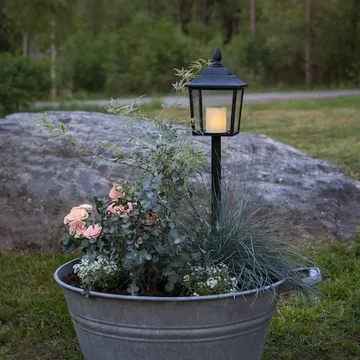 Flame LED Gravlykta 52 cm - svart - Trädgård & spabad - Utemiljö - Entré - Entrébelysning