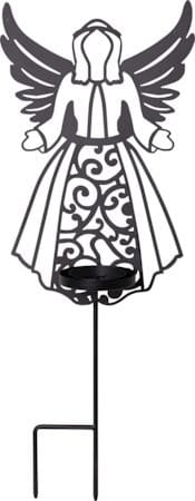 Flamme Deco LED Gravljus 21.5 cm - svart - Trädgård & spabad - Utemiljö - Entré - Entrébelysning