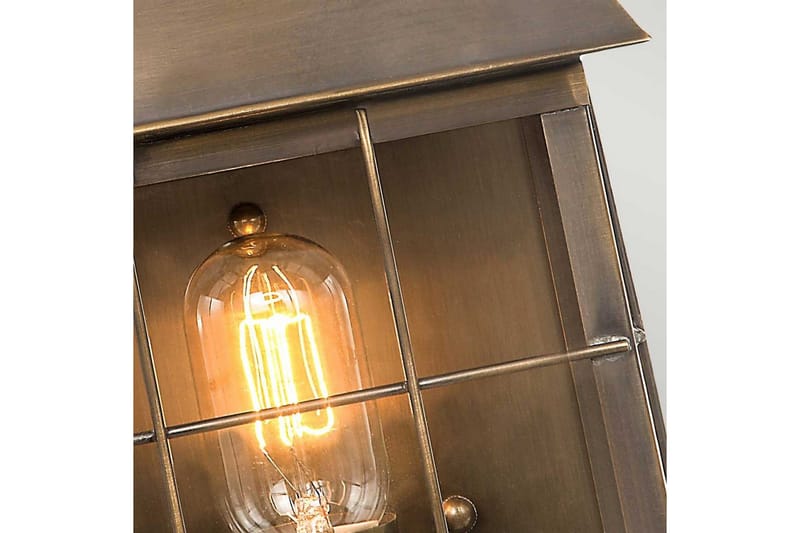 Hyde Park Elstead Lighting Vägglampa utomhus - Brass - Trädgård & spabad - Utemiljö - Entré - Entrébelysning