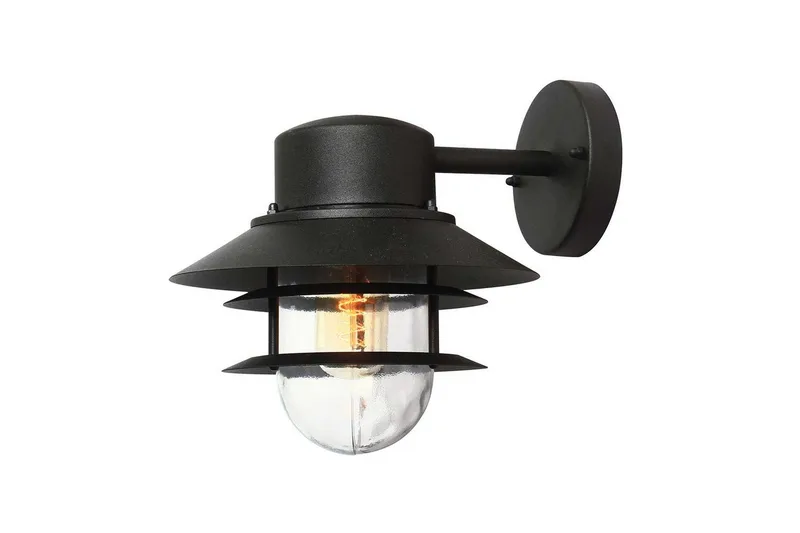 Köpenhamn Elstead Lighting Vägglampa utomhus, Black