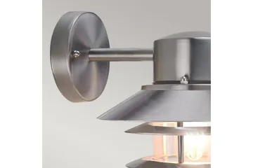 Köpenhamn Elstead Lighting Vägglampa utomhus - Silver - Trädgård & spabad - Utemiljö - Entré - Entrébelysning