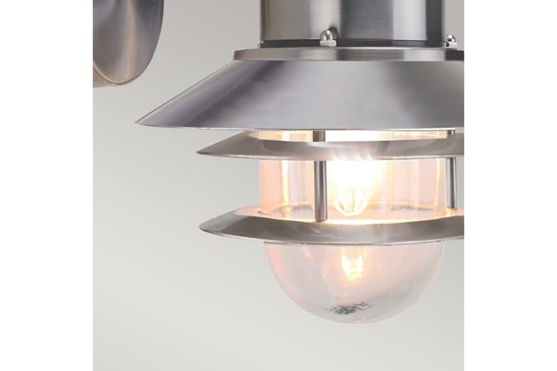 Köpenhamn Elstead Lighting Vägglampa utomhus - Silver - Trädgård & spabad - Utemiljö - Entré - Entrébelysning