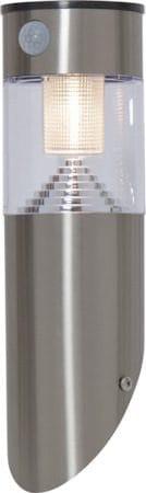 Marbella Solcellsvägglykta 9 cm - Silver - Trädgård & spabad - Utemiljö - Entré - Entrébelysning