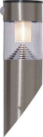 Marbella Solcellsvägglykta 9 cm - Silver - Trädgård & spabad - Utemiljö - Entré - Entrébelysning